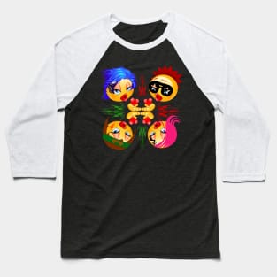 Love kiss emoji rock Baseball T-Shirt